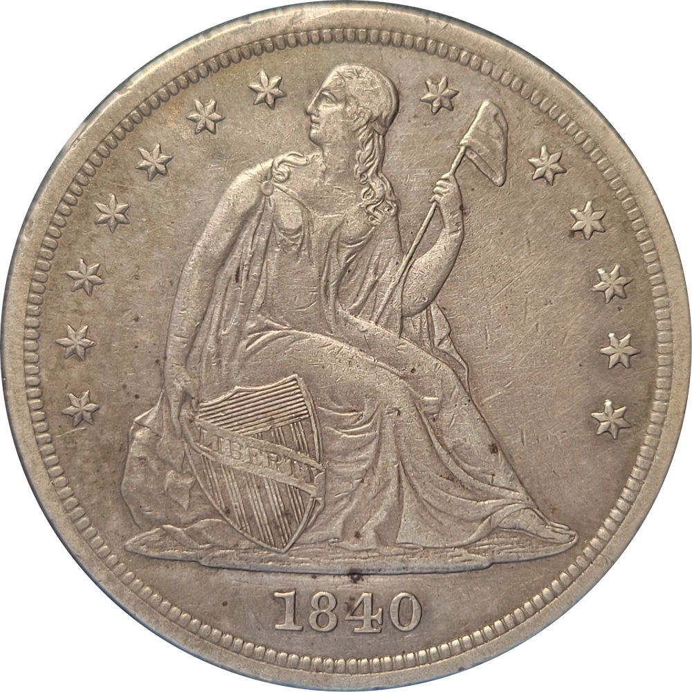 1840-$1-Liberty-Seated-Dollar